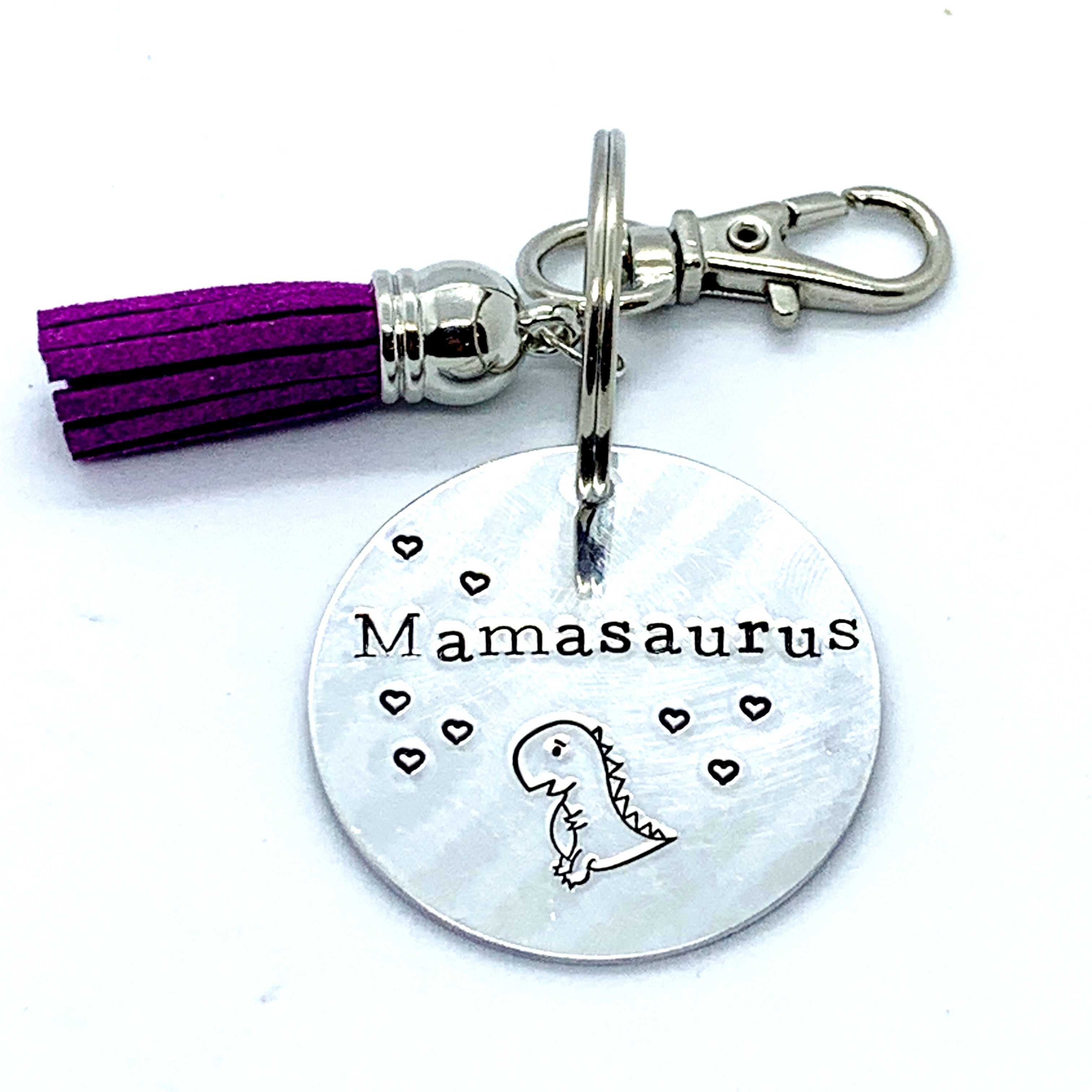 Key Chain - Circle Shape - Mamasaurus
