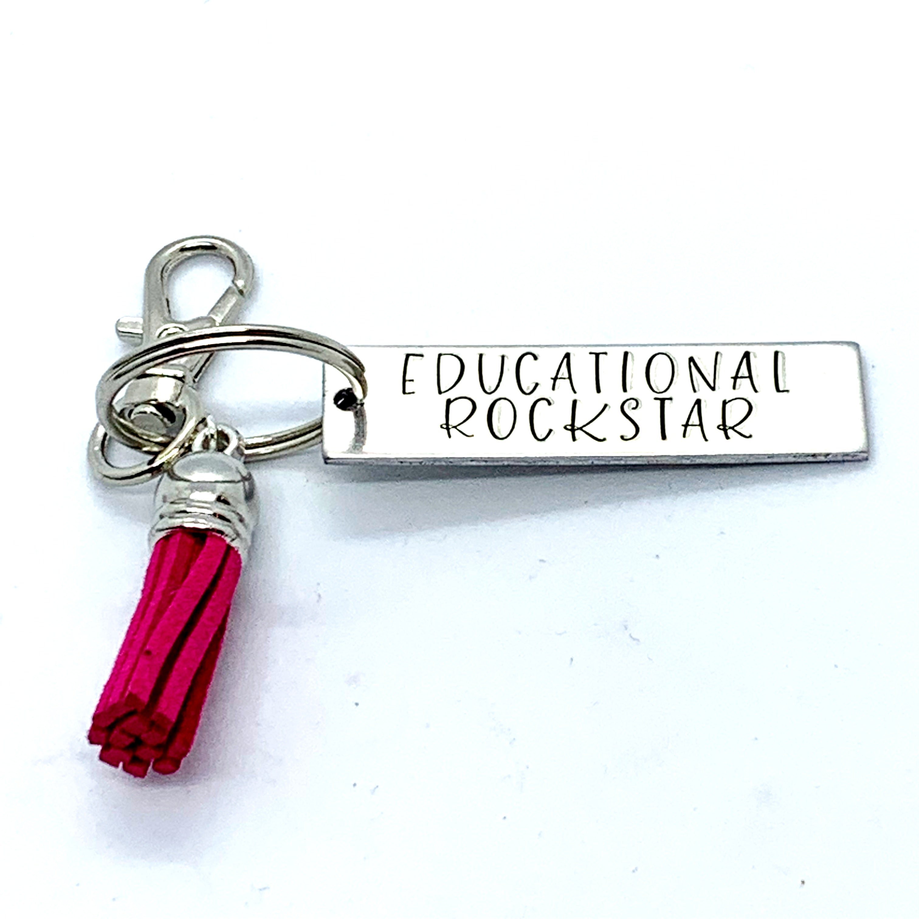 Key Chain - Small Rectangle - Educational Rockstar