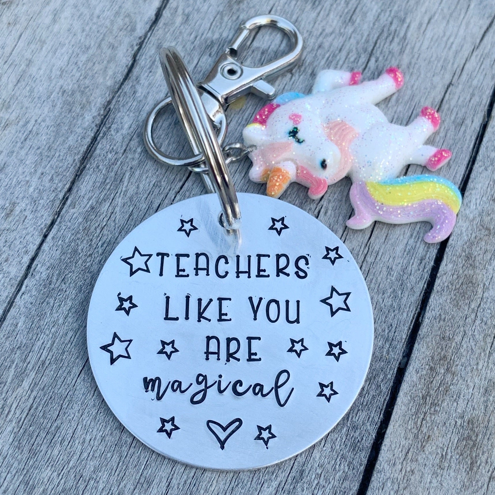 Key Chain - Circle Shape - Teachers Like You Are Magical