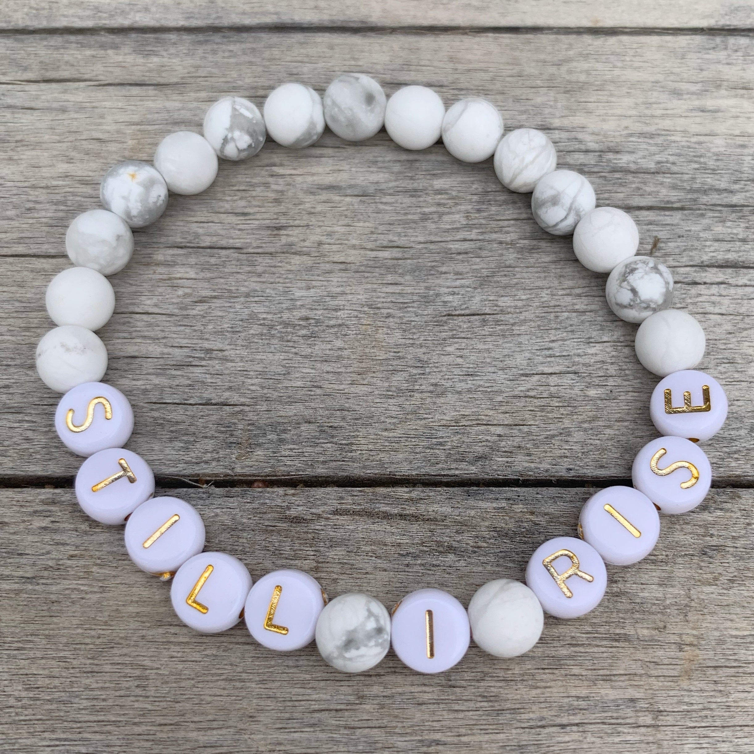 Beaded bracelet- “Still I Rise”