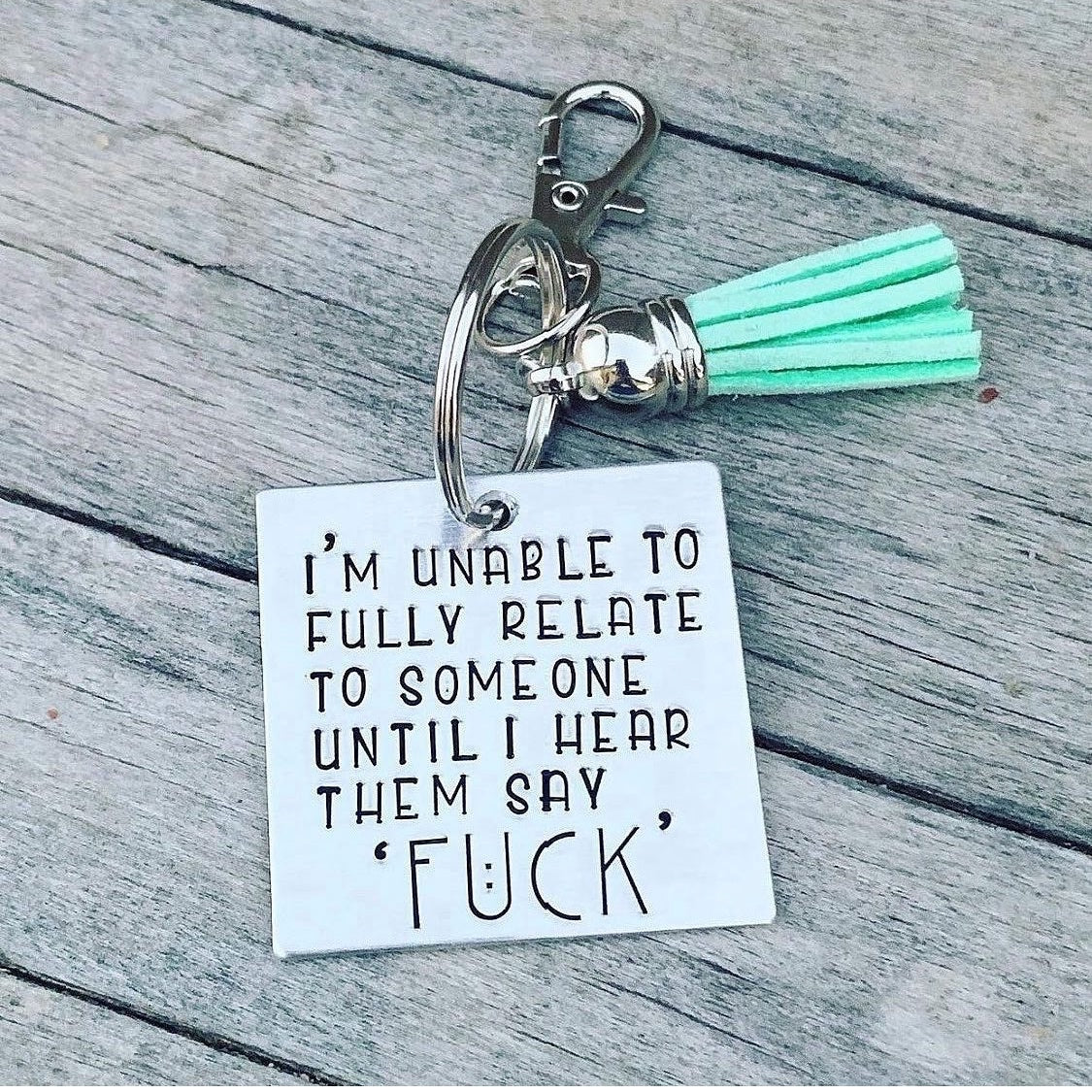 Keychain - square- relate to you