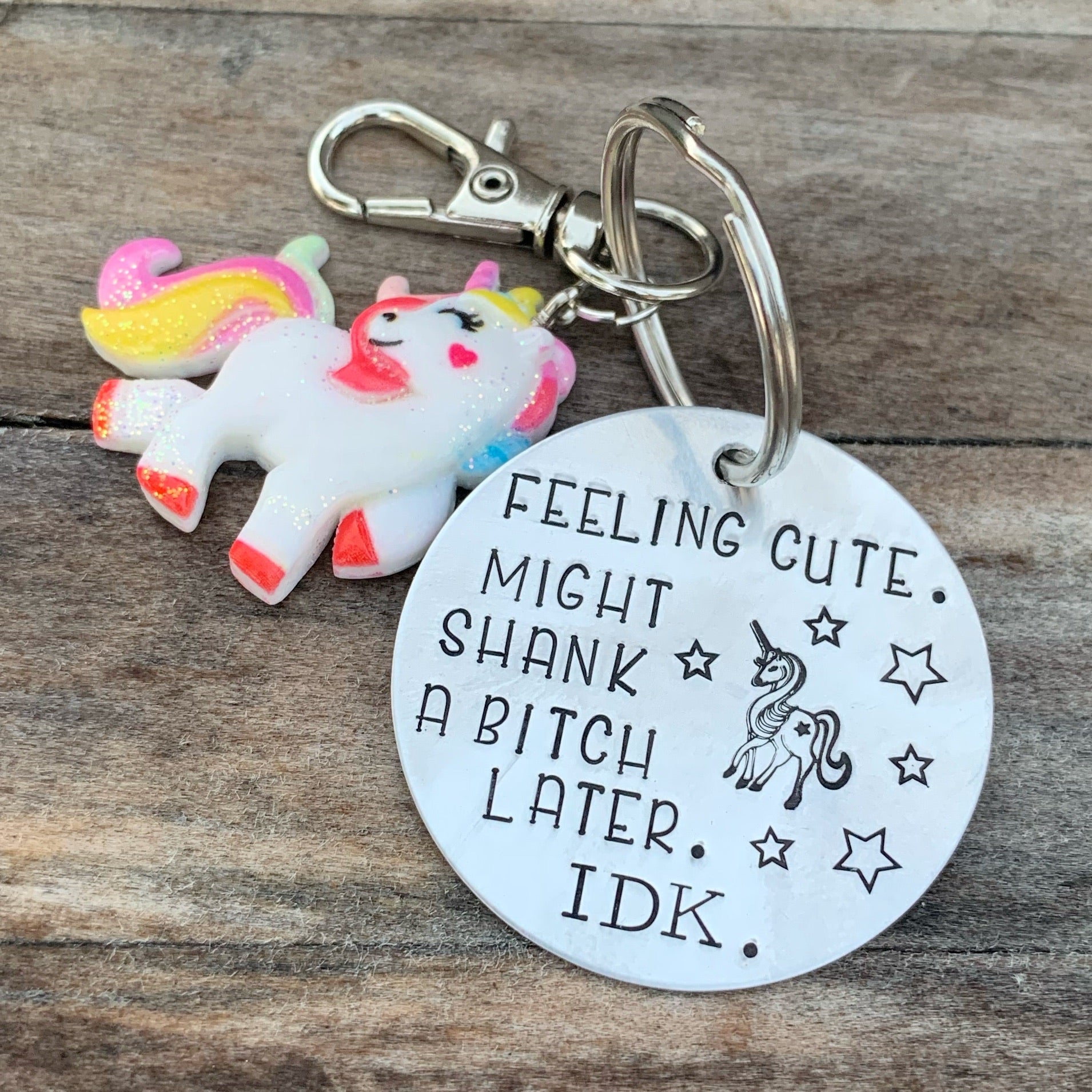 Key Chain - Circle Shape w/ Specialty Tassel - Feeling cute. Might shank a bitch later. IDK.