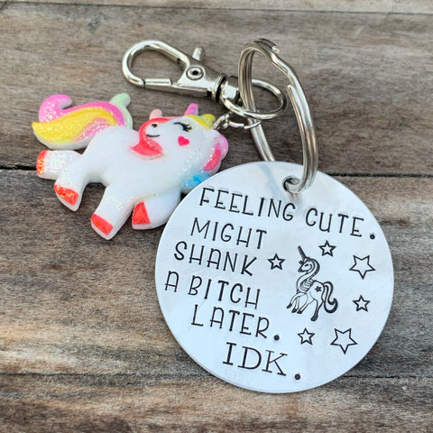 Key Chain - Circle Shape w/ Specialty Tassel - Feeling cute. Might shank a bitch later. IDK.