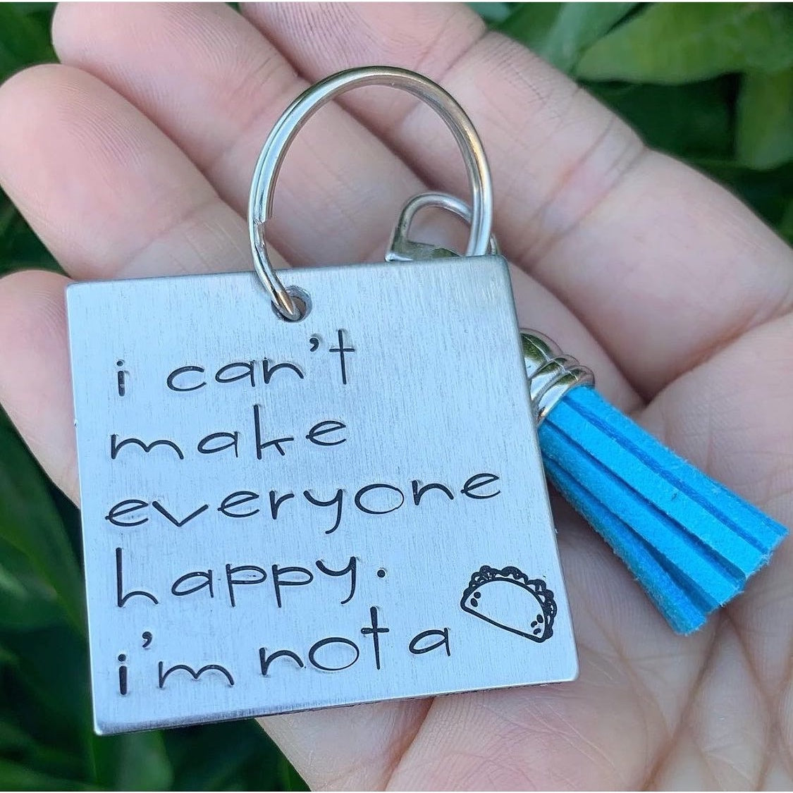 Keychain - square- not a taco