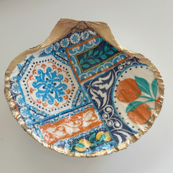 Shell Dish- Wild oranges