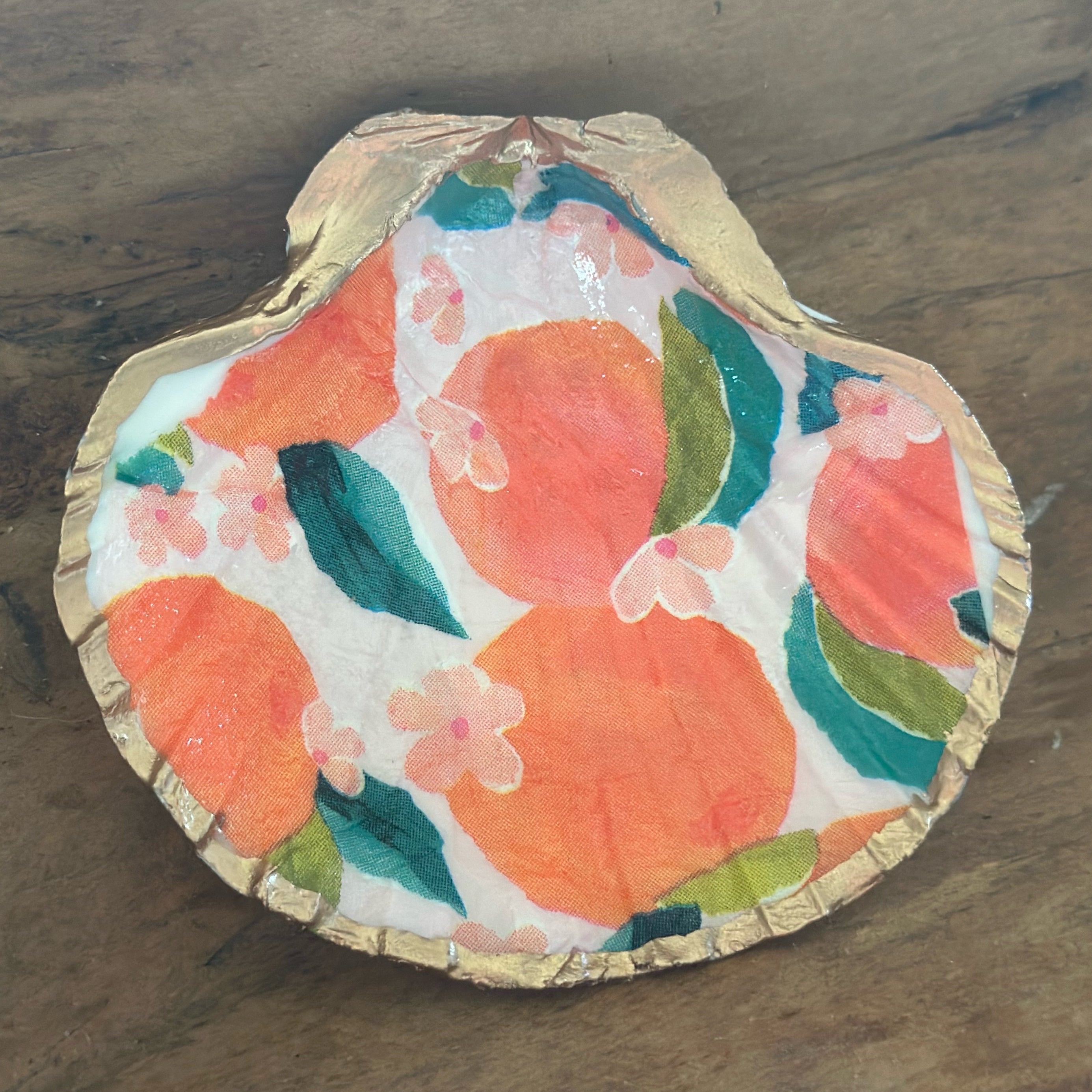 Shell Dish- oranges
