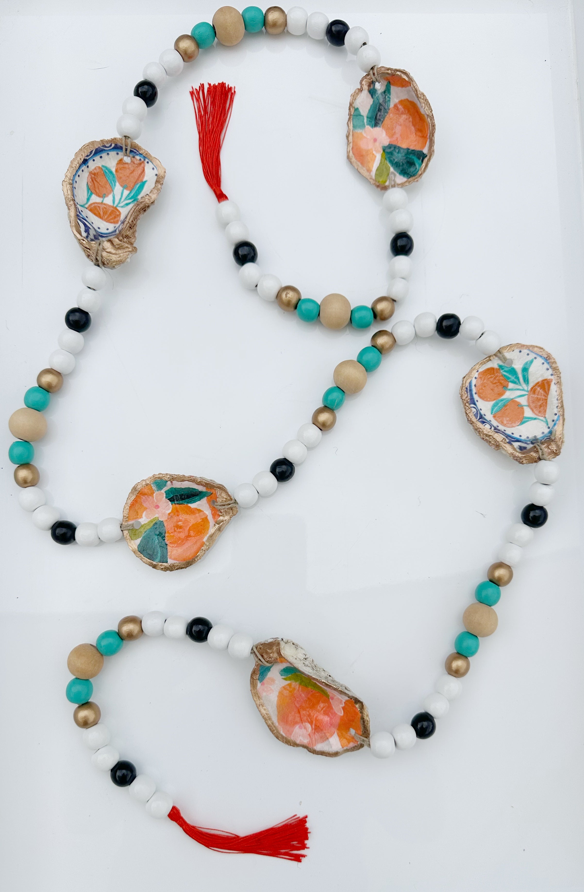 Oyster Garland - oranges