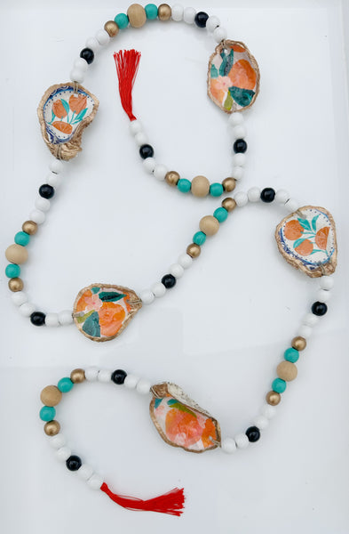 Oyster Garland - oranges