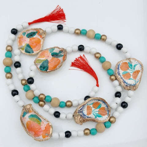 Oyster Garland - oranges