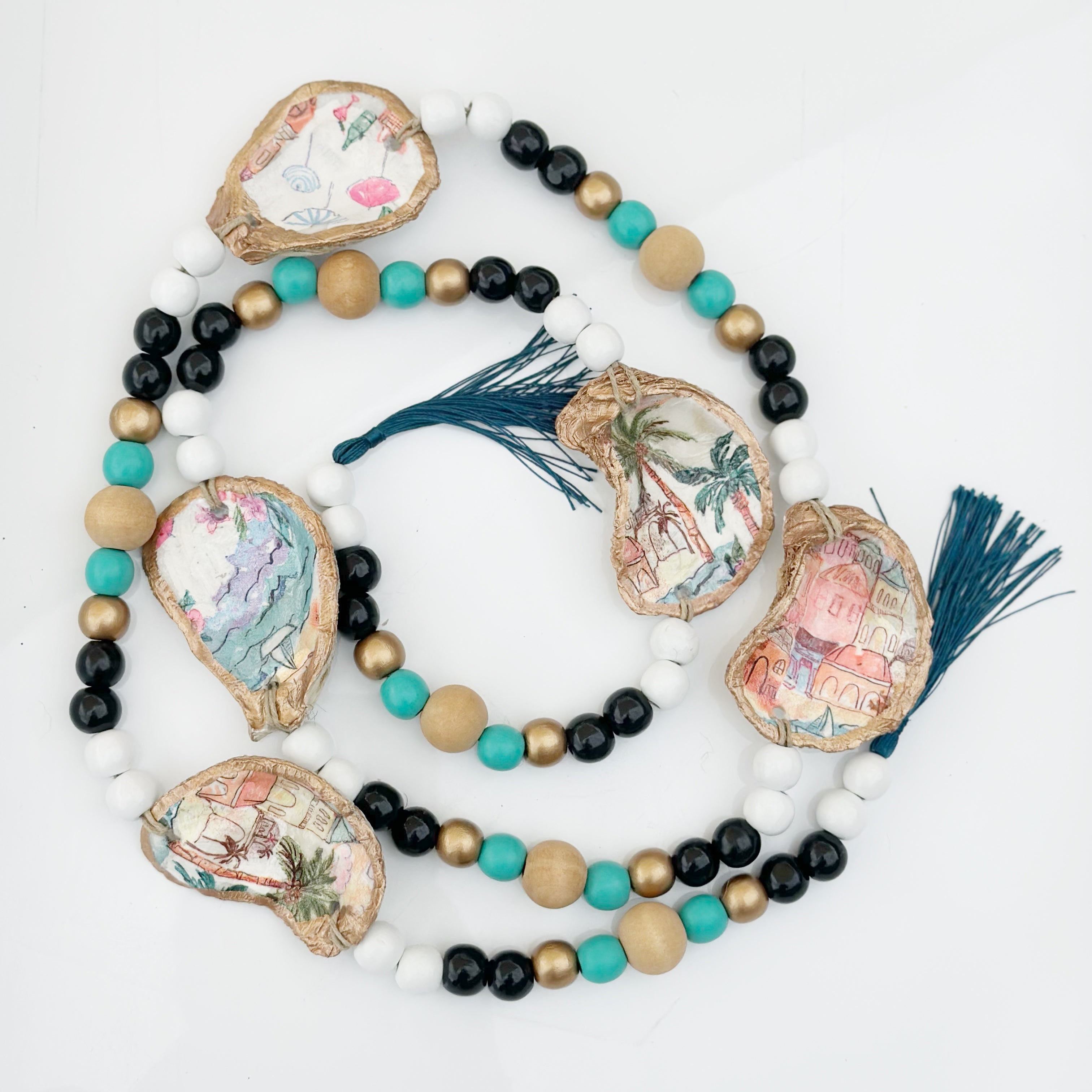 Oyster Garland - summer in Italy