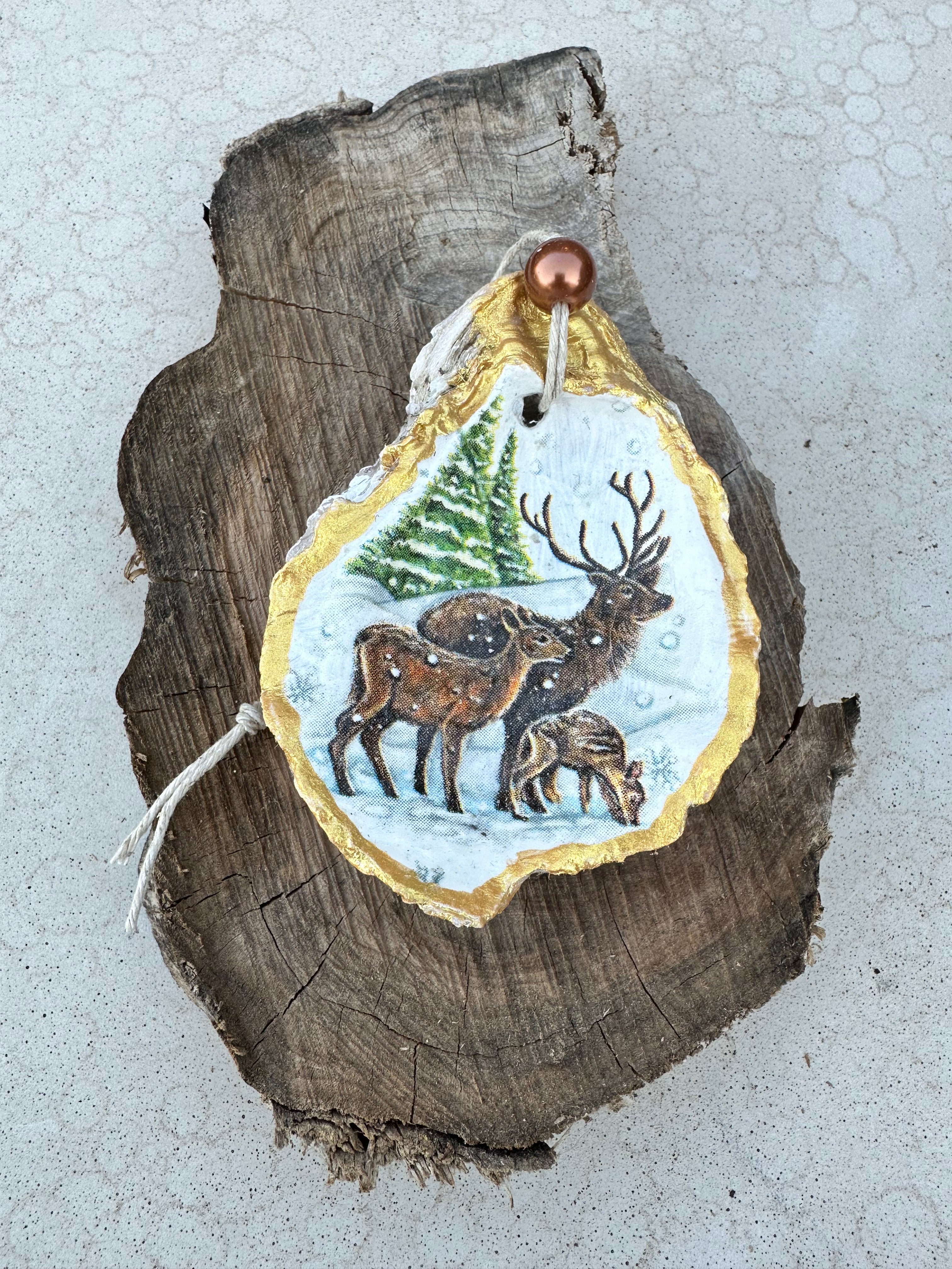 Oyster Shell Ornament
