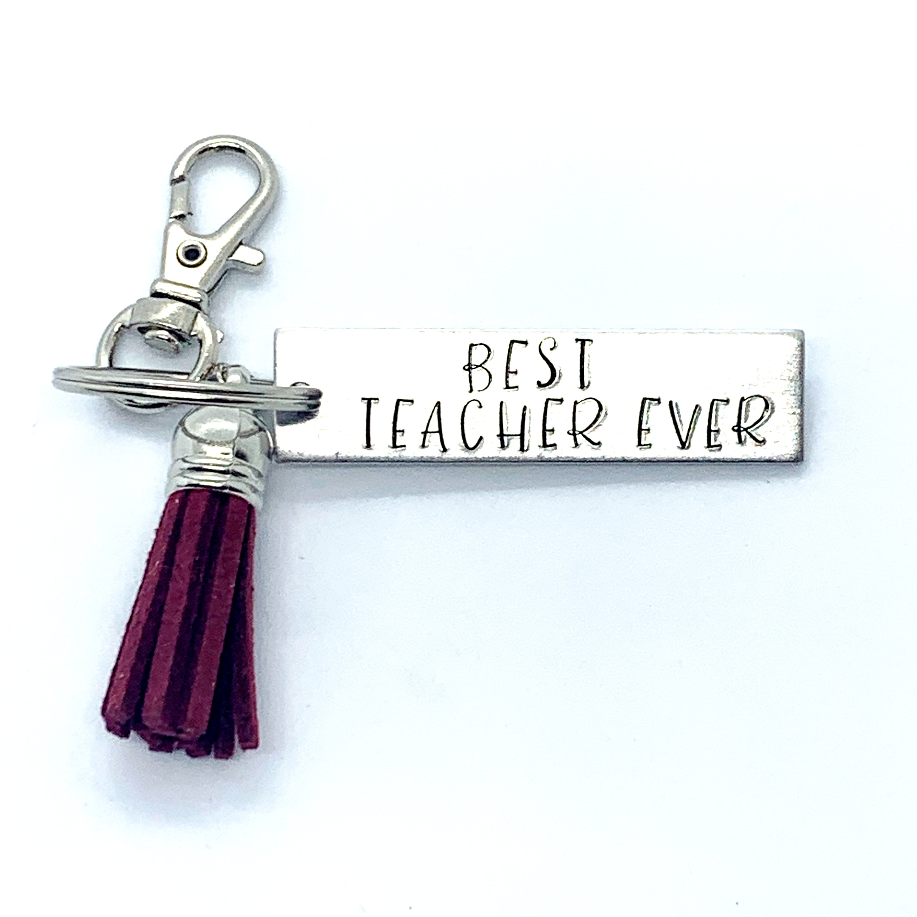 Key Chain - Small Rectangle - Best Teacher Ever