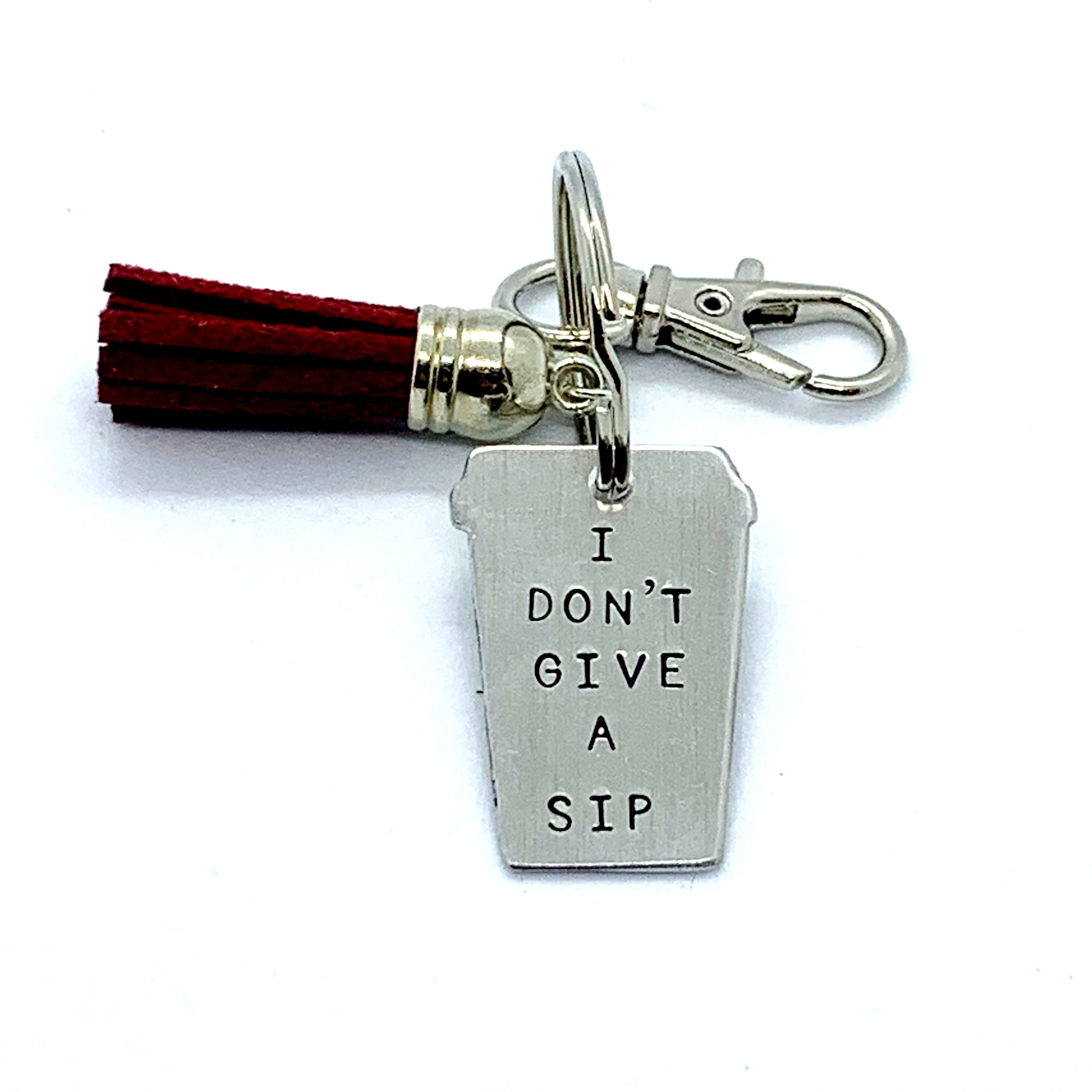 Key Chain - Small Coffee Cup - I Don't Give A Sip