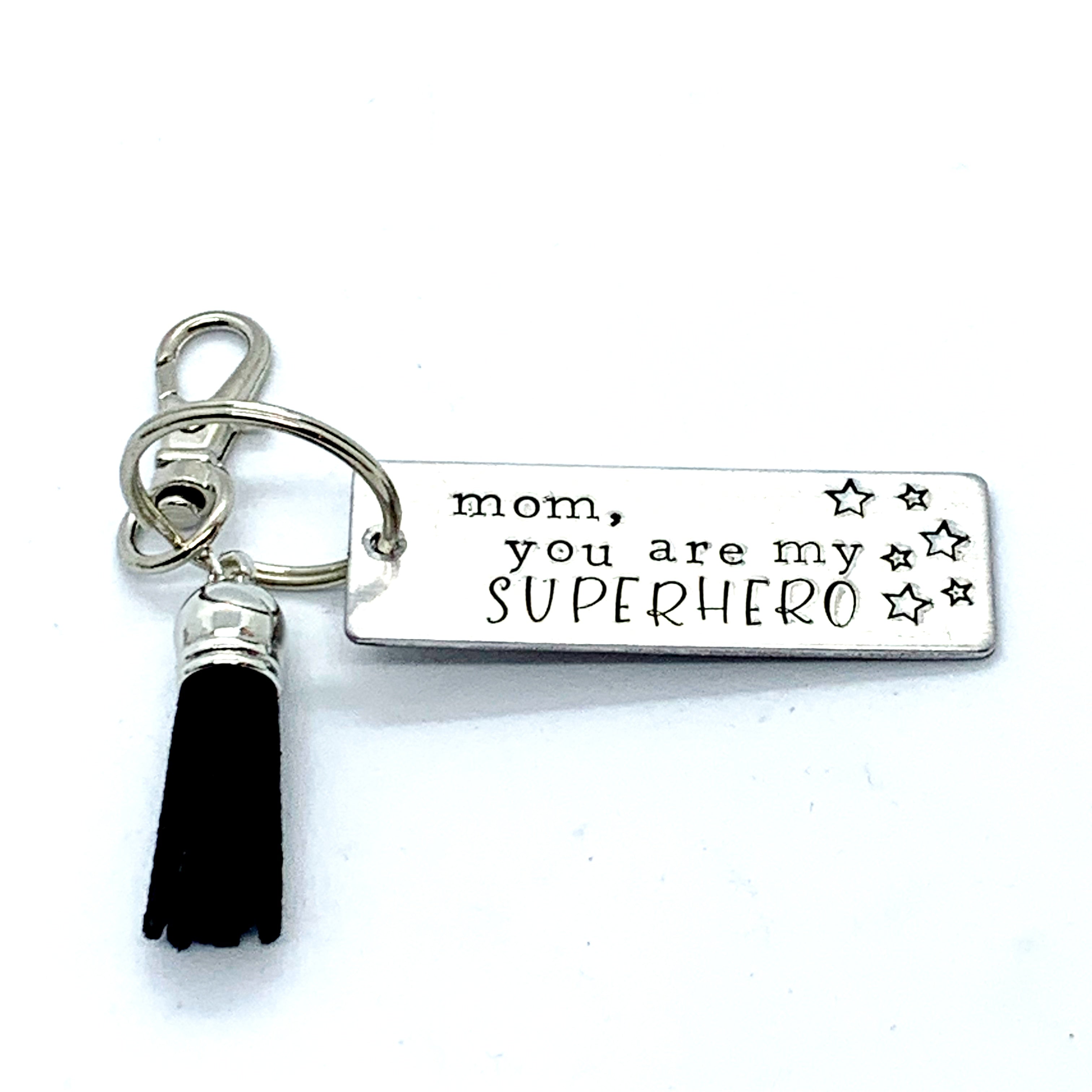Key Chain - Large Rectangle - Mom You Are My Superhero