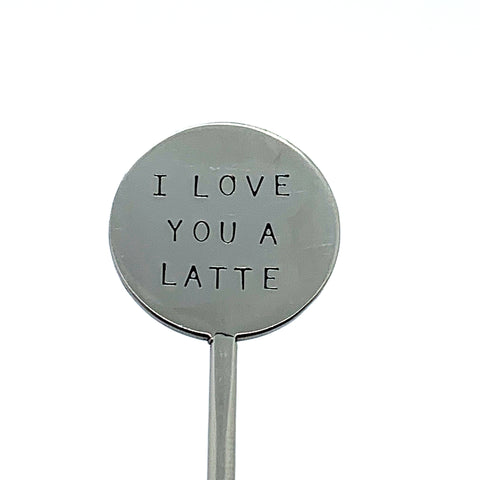Coffee Stirrer - I Love You A Latte
