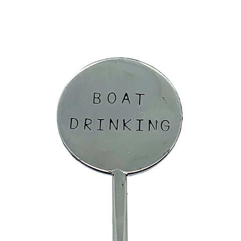 Cocktail Stirrer - Boat Drinking