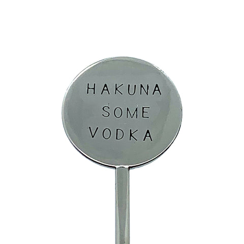 Cocktail Stirrer - Hakuna Some Vodka