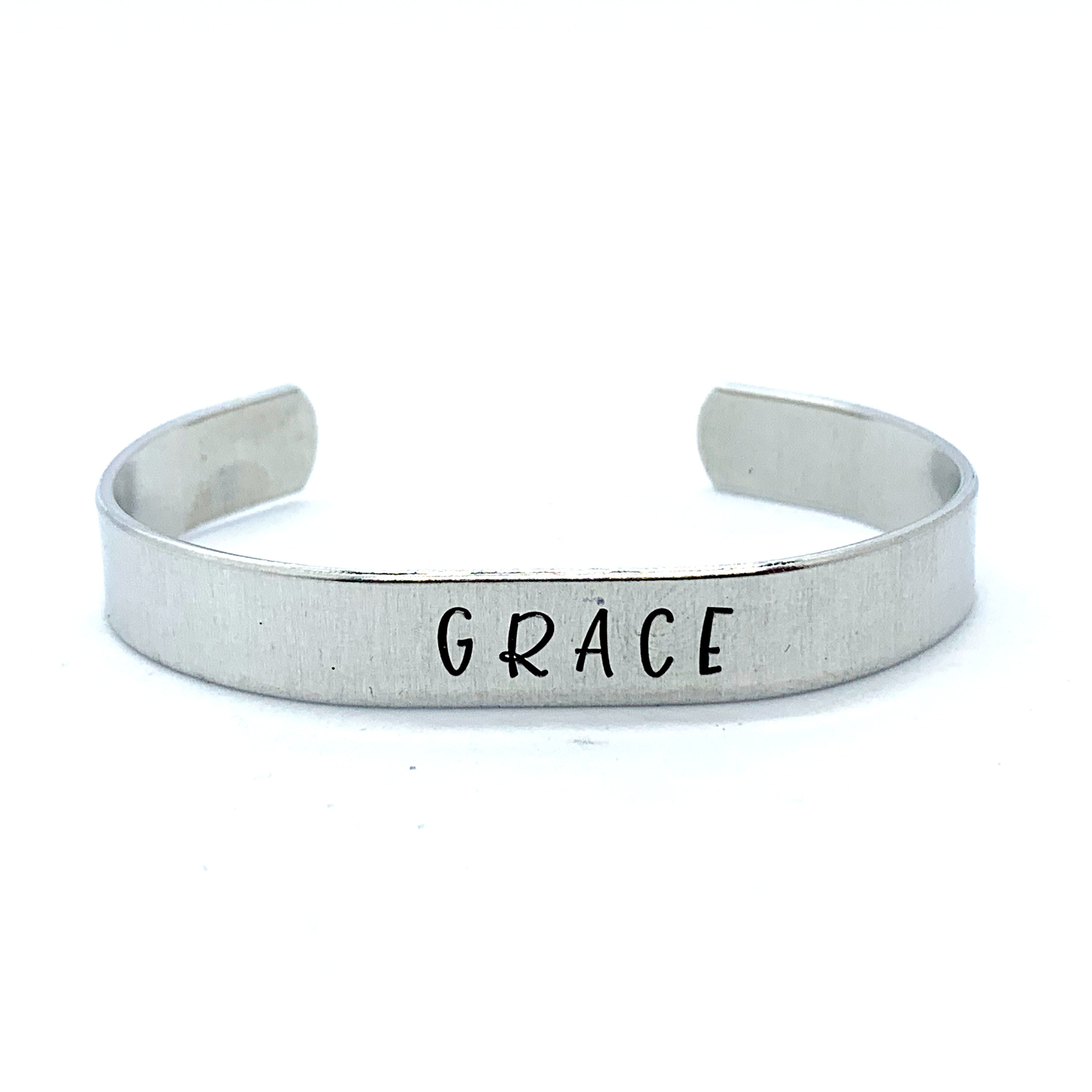 ⅜ inch Aluminum Cuff -Grace