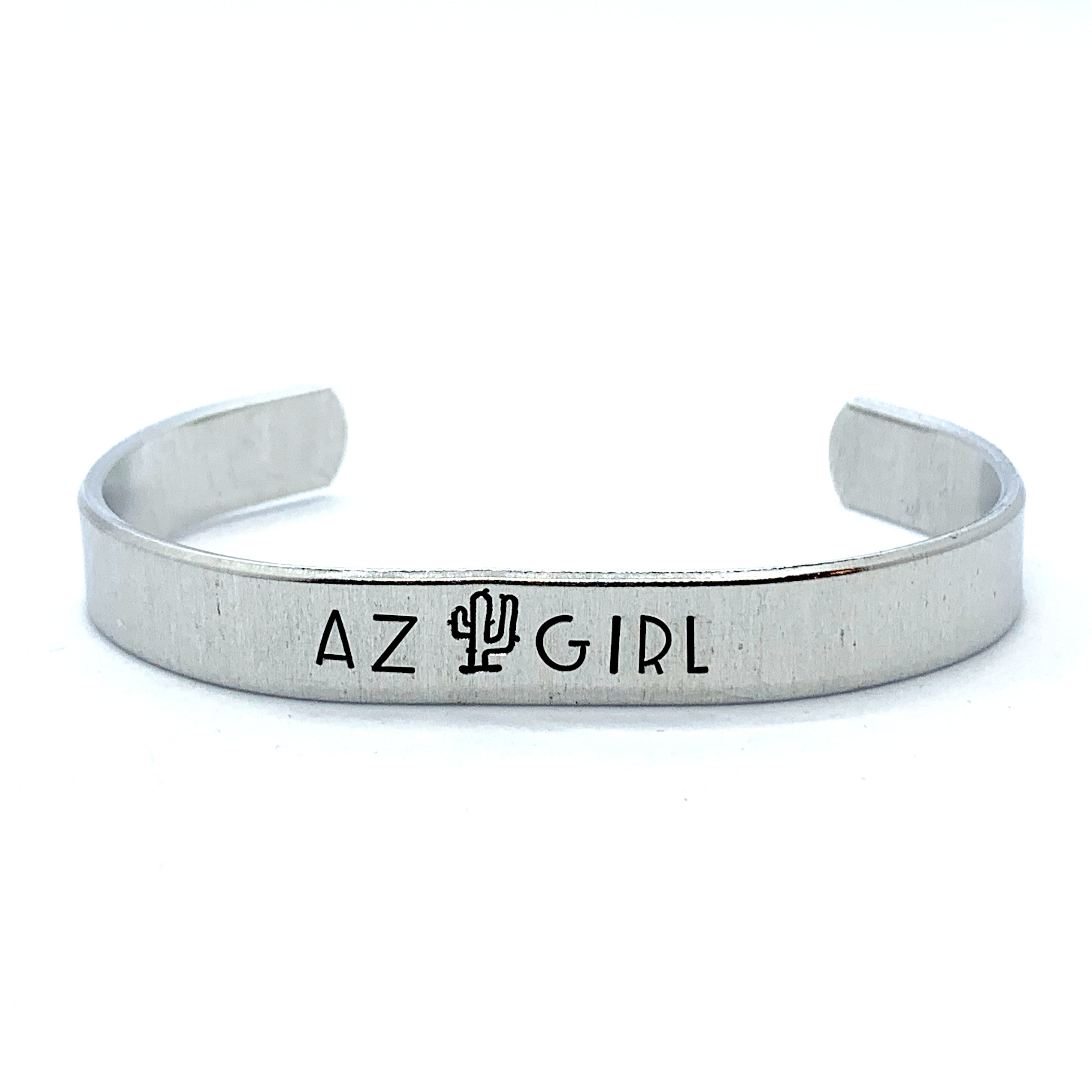 ⅜ inch Aluminum Cuff - AZ Girl