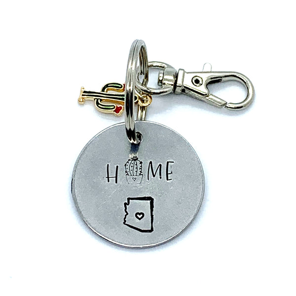 Key Chain - Simple Circle w/ Specialty Tassel - Home