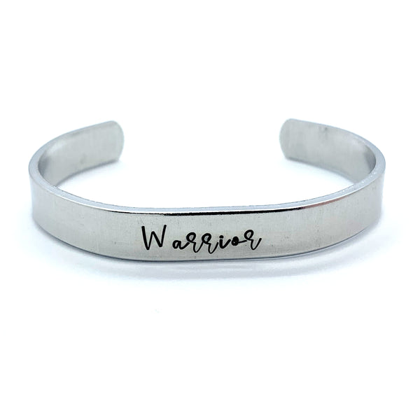 ⅜ inch Aluminum Cuff -Warrior