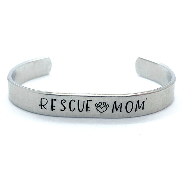 ⅜ inch Aluminum Cuff - Rescue Mom