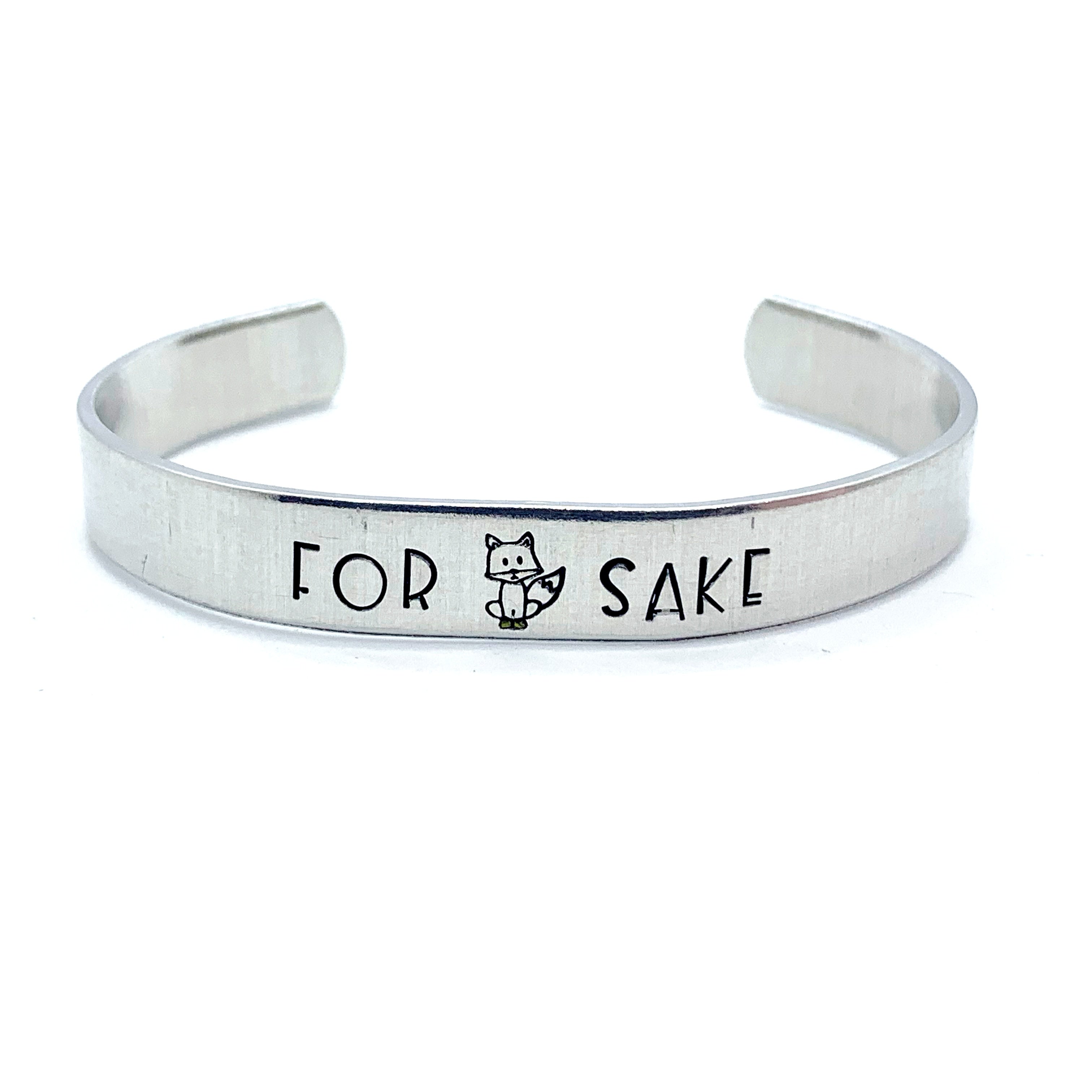 ⅜ inch Aluminum Cuff - For "fox" Sake