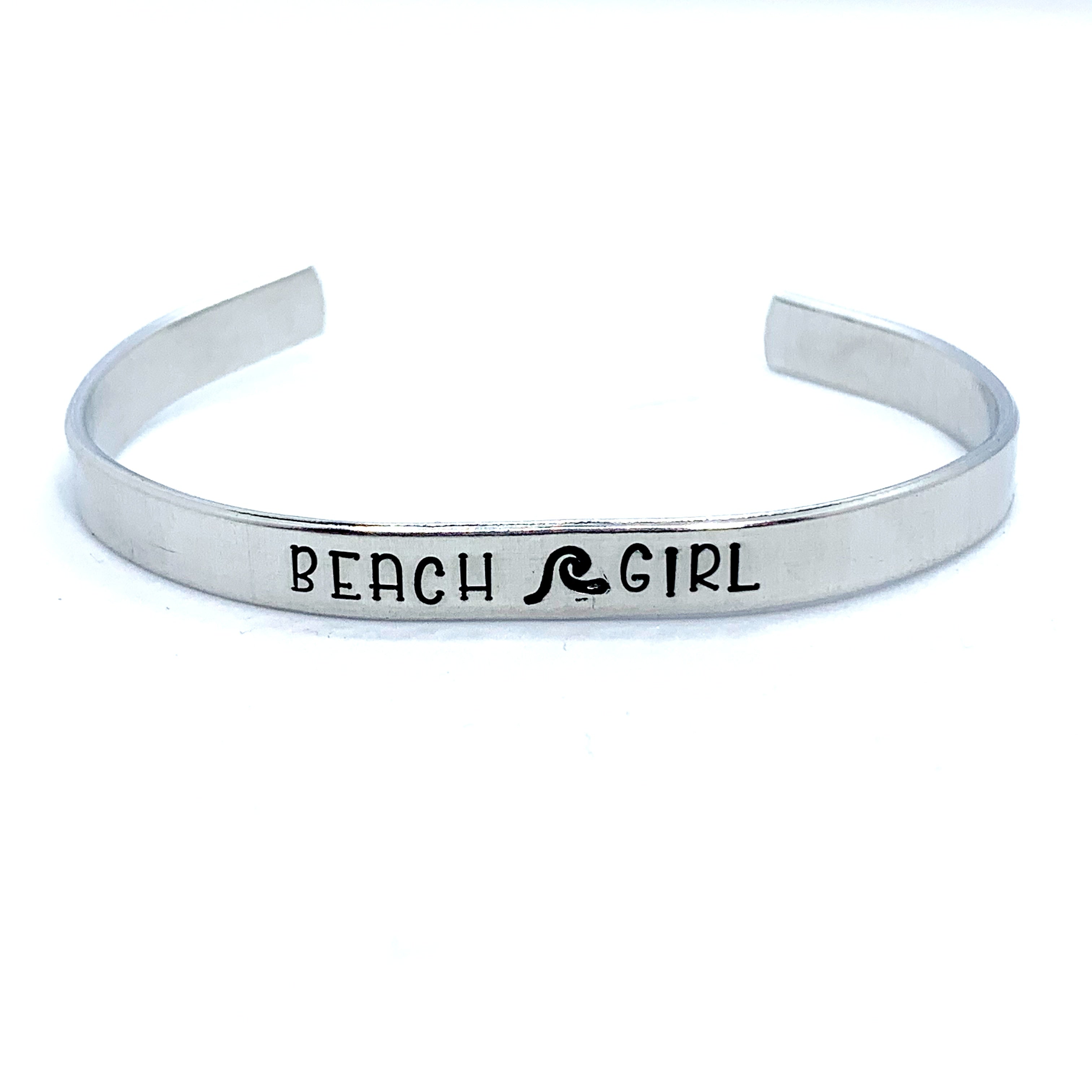 ¼ inch Aluminum Cuff - Beach Girl