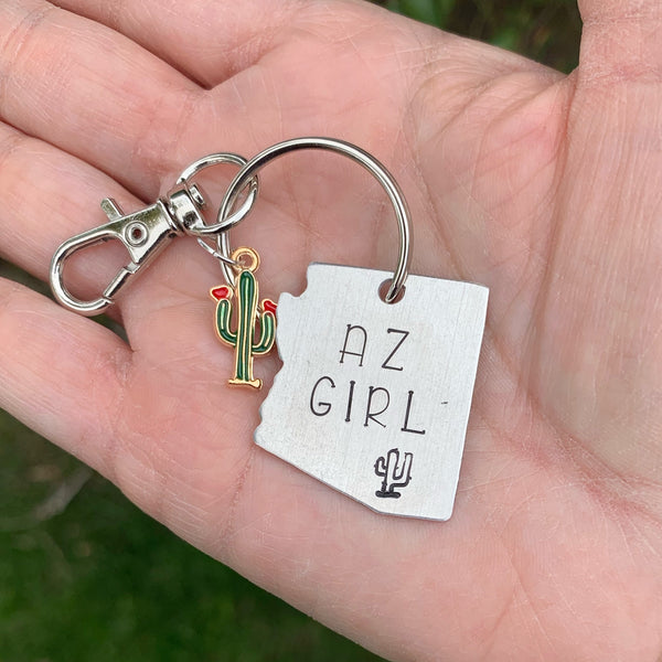 Key Chain - Small Arizona - AZ Girl